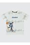Basketball Printed 2-5 Years Old T-Shirt - Ecru 3-4 Years Old - 3