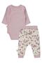 Butterfly Printed 3-Piece Set 6-18 - Lilac - 3