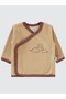 0-1 Month Baby Boy Bodysuit - Milk Coffee - 2