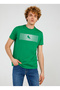Crew Neck Printed Grass Men's T-Shirt Tc7126