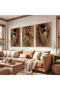 Wooden Framed Red Creek Young Lovers Triple Wooden Painting Set - 4