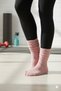 Single Women's Seasonal Pink Yoga Fitness Plates Sports and Aerobics Boot Socks - 3
