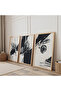 Wooden Framed Shadows Game Triple Wooden Painting Set - 2