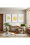 Wooden Framed Hz Muhammad and Allah Word Triple Wooden Painting Set - 3