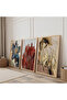 Natural Harmony Triple Wooden Painting Set with Wooden Frame - 2