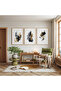 Wooden Framed Chaos and Light Triple Wooden Painting Set - 3