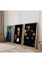 Wooden Framed Mafia Triple Wooden Painting Set - 2