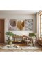 Bohemian Inspirations Triple Wooden Painting Set with Wooden Frame - 3