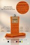 Single Women's Seasonal Orange Yoga Fitness Plates Sports and Aerobics Boot Socks - 2