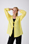 Yellow Kimono Tunic with Front Bag - 3