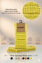 Single Women's Seasonal Yellow Yoga Fitness Plates Sports and Aerobics Boot Socks - 2