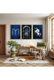Kayi Size Triple Wooden Painting Set with Wooden Frame - 3