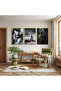 Wooden Framed Eiffel Tower Triple Wooden Painting Set - 3