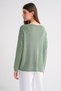 6933 Women's Boat Neck Thin Seasonal Knitwear Sweater Mint - 7