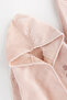 Floral Embroidered Frilly 3 Piece Cotton Baby Girl Towel Bathrobe Set - 2