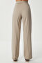 Stitched Straight Polyviscon Pants Lgp0023 Beige - 6