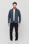 Slim Fit Men's Denim Shirt Petrol Green 5XL Size 110-115 kg - 5