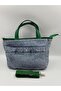 Denim Jeans Women's Shoulder & Hand Bag – with Detachable Strap - 3