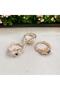 3-Piece Modern Vintage Ring Set Gold Color - 4