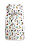 100% Cotton Children's Fitted Sheet and Pillowcase 90X190 Montessori Nature Animals Patterned - 6