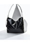 Shoulder Women's Maxi Size Bucket Large Hand, Faux Leather Adjustable Strap Shoulder Bag - 3
