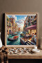 Wooden Puzzle - Afternoon in Venice - 353 Pieces, 29X29 cm - 5