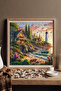 Wooden Puzzle - Lighthouse and Stone House - 353 Pieces, 29X29 cm - 4