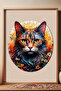 Wooden Puzzle - Cat and Flower - 333 Pieces, 29X29 cm - 5