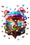 Wooden Puzzle - Mushroom Island - 290 Pieces, 29X38 cm - 3