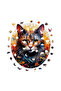Wooden Puzzle - Cat and Flower - 333 Pieces, 29X29 cm - 3