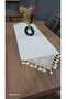 Buldan Handmade Lace 100% Cotton Bohemian Linen Runner Tablecloth 50 X 100 - 5