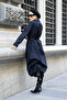 Tied Trench Coat with Bag Gift - 3