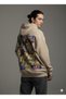 Lenithra Tony Montana Back Printed Unisex Oversize Beige Hoodie