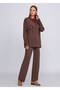 Jacquard Patterned Relaxed Cut Knitwear Jacket - 2