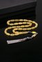 Long Barley Silver Enamel Tassel Boy Kaya Drop Amber Prayer Beads - 2