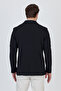 Sandeo Men's Black Unlined Soft Diagonal Patterned Stretch Fabric Lycra Sports Blazer Jacket - 6