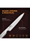 Premium 8-Inch Chef's Knife Sharp Stainless Steel Blade with Ergonomic Handle - 4
