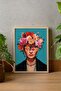 Frida Kahlo One Piece Real Wood Framed Painting