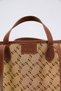 Monogram Brown Tote Bag - 5