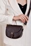 Bitter Brown Women's Flap Crossbody Bag - 7