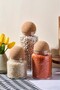 Peortti Sughero 3-Piece Glass Jar and Spice Rack Set with Cork Lids 053 - 5