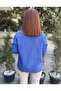 Skirt Guipure Zippered Jacket Indigo Navy Blue - 4