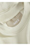 Crew Neck White Women's Sweatshirt12217323 - 7