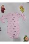 Girl Boy Child Baby Long Sleeve Snap Fastener Bodysuit-Badi 100% Organic Cotton 3.5-4-5-6 Years Old - 2
