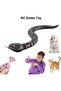 Realistic Remote Control Innovation Snake Toy – Best RC Snake For Pranks & Fun - (Black) - 2