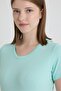 Becky Crew Neck Bamboo Women's T-Shirt - 3
