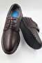 Men's Black Orthopedic Inner and Outer Complete Leather Gel Ultra Comfortable Casual Shoes - 2