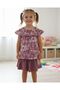 Eid Girls' Skirt-T-Shirt Set, 100% Cotton Breathable, Elastic Strapless , Style, Pleated - 2