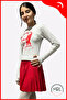 Girl's Viscose Long Sleeve Bodysuit - October 29 Special, Viscose Ribbed Fabric - 2