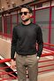 Men'S, Crew Neck, Slim Fit, Old Money, Wool-Acrylic Fiber, Knitwear Sweater Pltk03 - 5